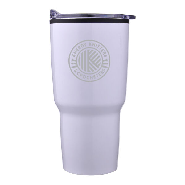 30 oz. Curved Body Tumbler W/ Lid Thumbnail