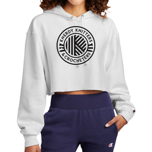 Women's Reverse Weave ® Cropped Cut Off Hooded Sweatshirt Thumbnail